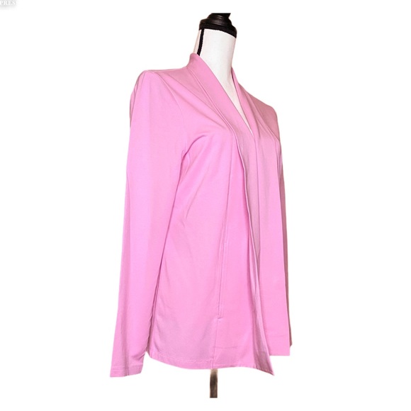 IsaacMizrahiLive! Drape Front Knit Cardigan - Picture 5 of 7